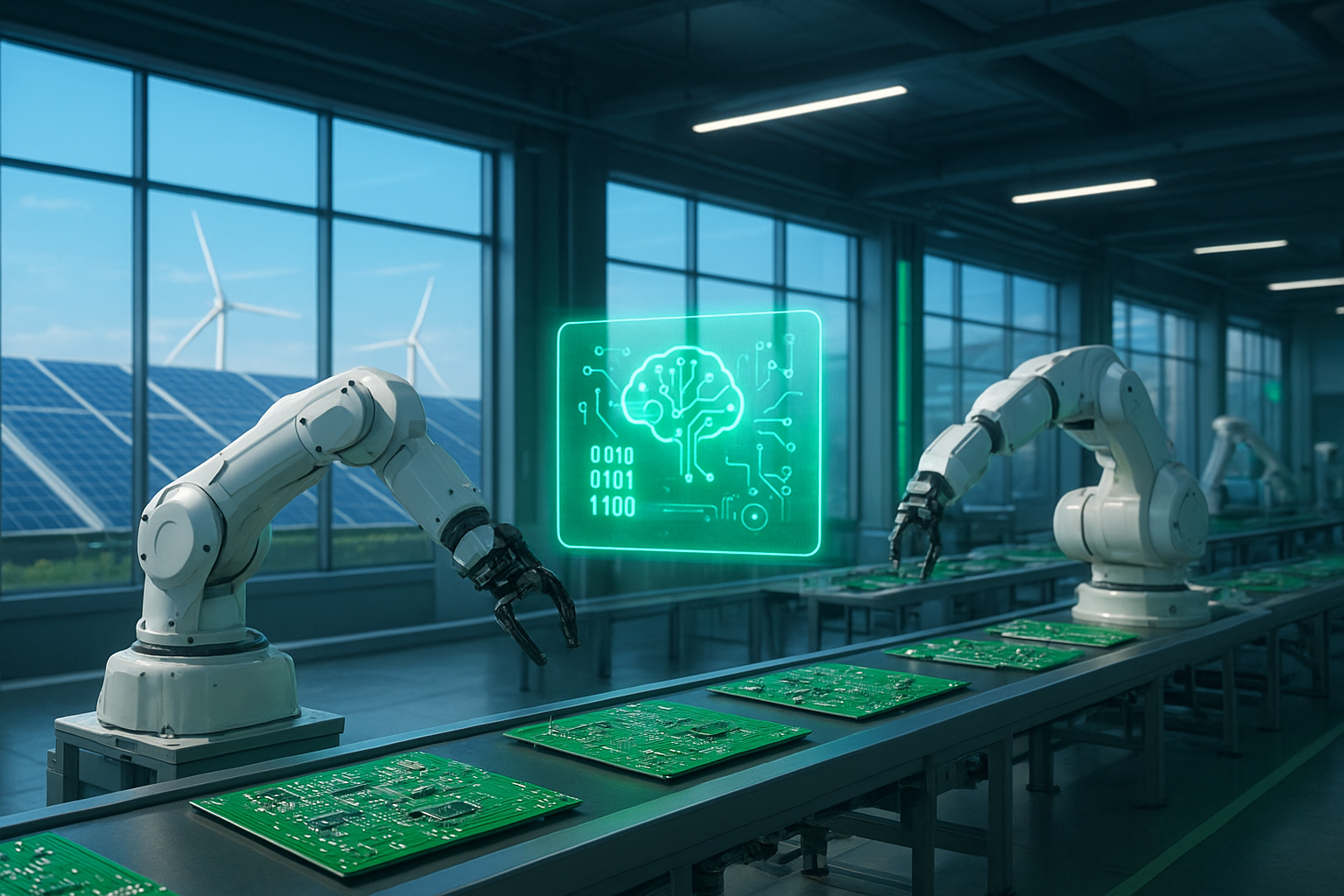 KI nachhaltige Elektronikfertigung Trends 2025