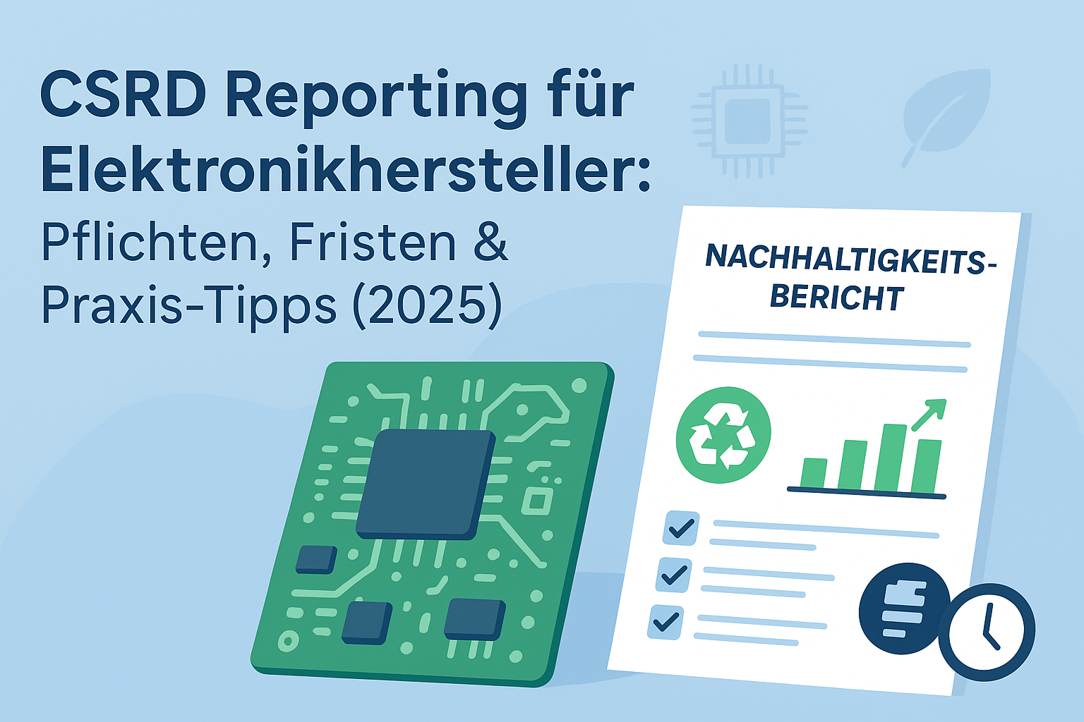 CSRD Reporting für Elektronikhersteller 2025